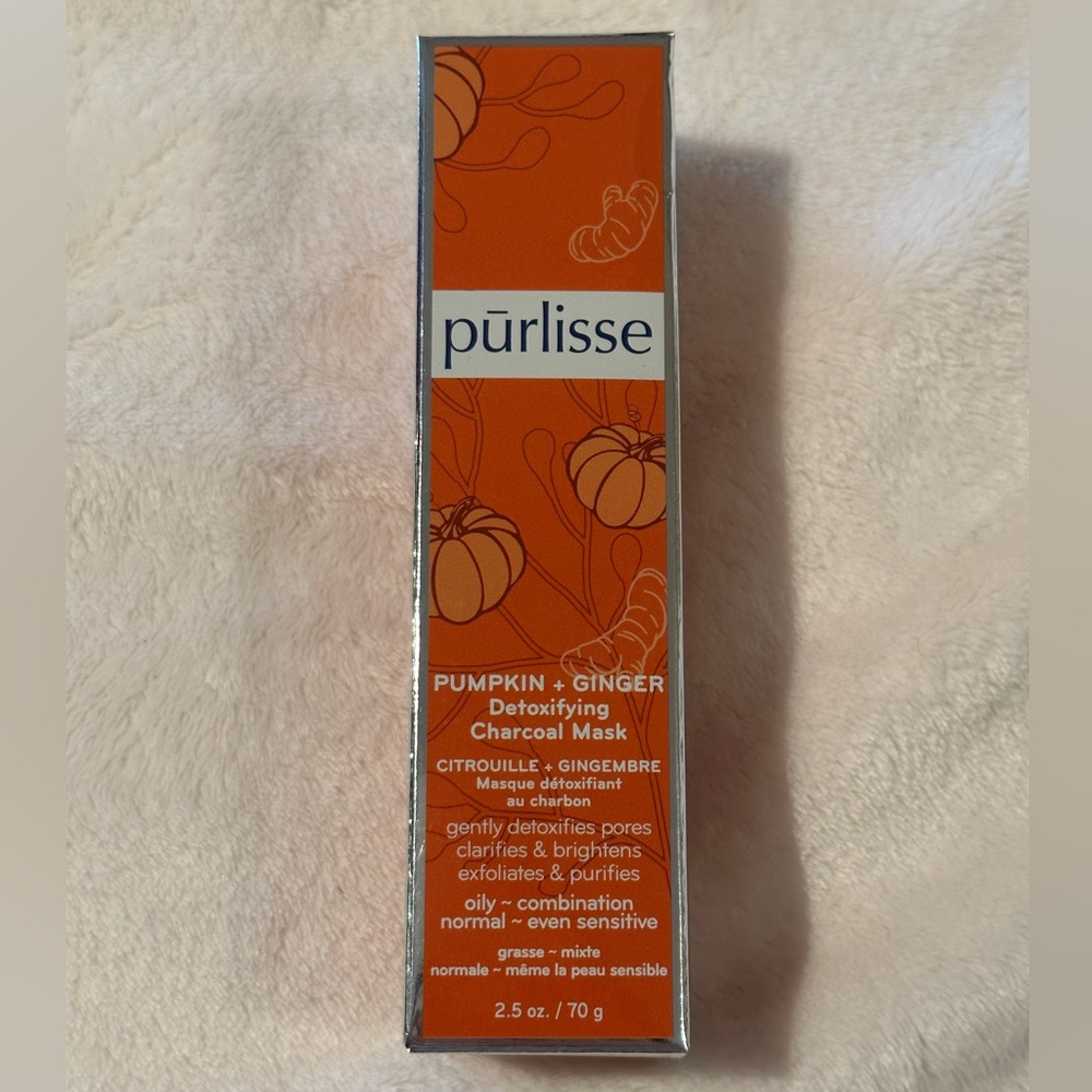 Purlisse Pumpkin + Ginger Detoxifying Charcoal Mask